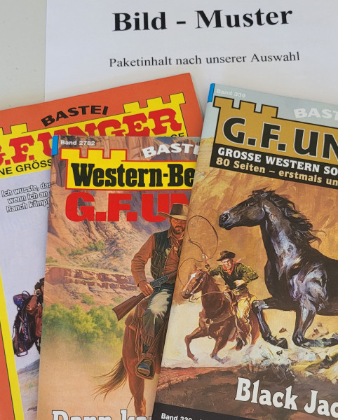 Romanpaket: 15 diverse Unger-Romane unserer Wahl